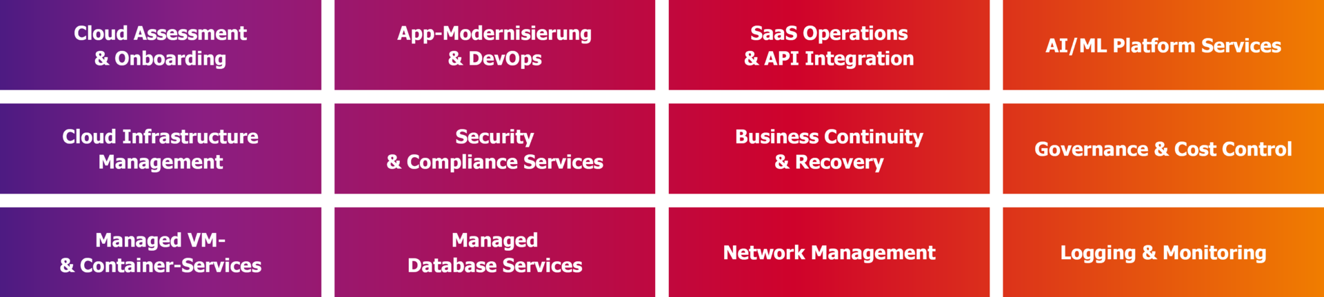 Graphic of the Managed Cloud Services Moduls | © Sopra Financial Technology